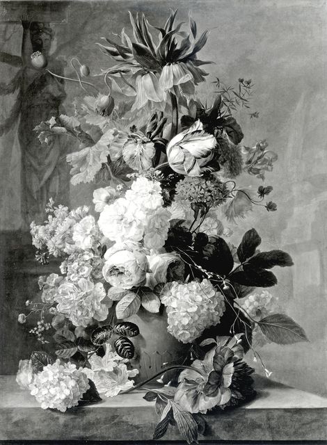 Bullaty Lomeo Photographers — Huysum Jan van - sec. XVIII - Natura morta con vaso di fiori — insieme
